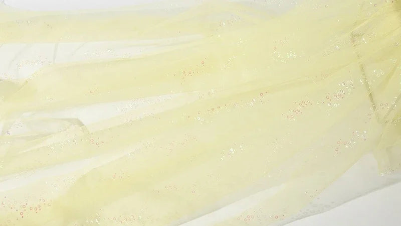 Mesh Fabric With Fish-scale Pattern And Color Net Fabric Used For DIY Children's Princess Dress Headwear For Holidays Activities