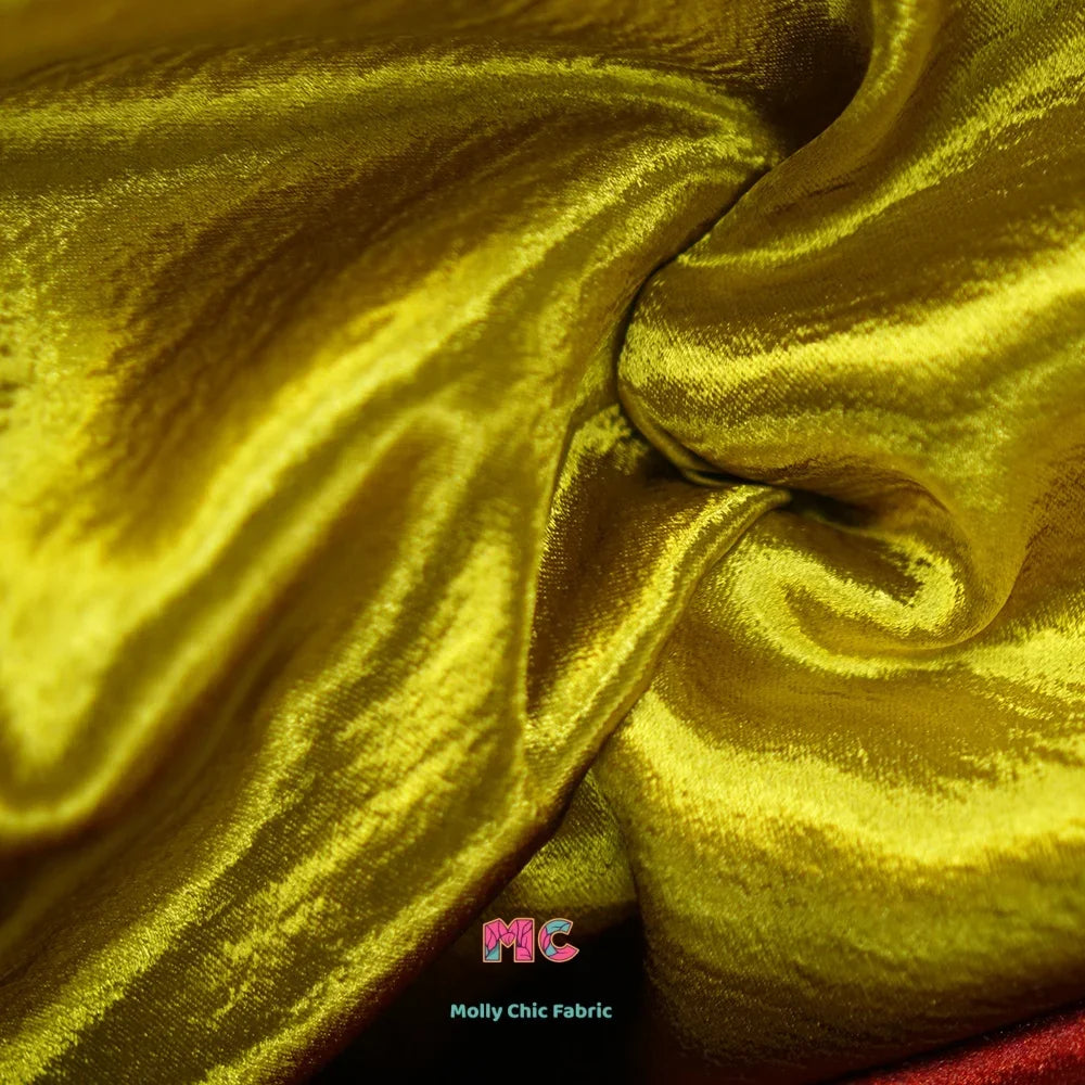 قماش ندفة الثلج الساتان اللامع - مادة الكريب المزدوجة 150 سم