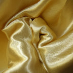 Metallic Shiny Satin Crepe Fabric - Formal Dress Stage Material 150cm - fabric photo 5