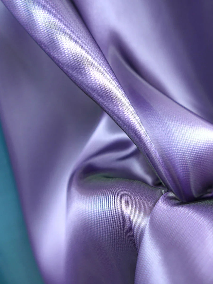 TR Satin Fabric - Liquid Organza Glow Lustrous Wedding Dress Material