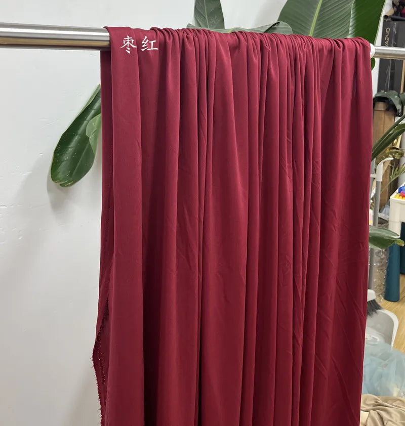 Orange Yellow Gold Coffee Milk Silk Stretch Fabric Roll Width 150cm for Wedding Home Decor Backdrop Drape Goblet Garment