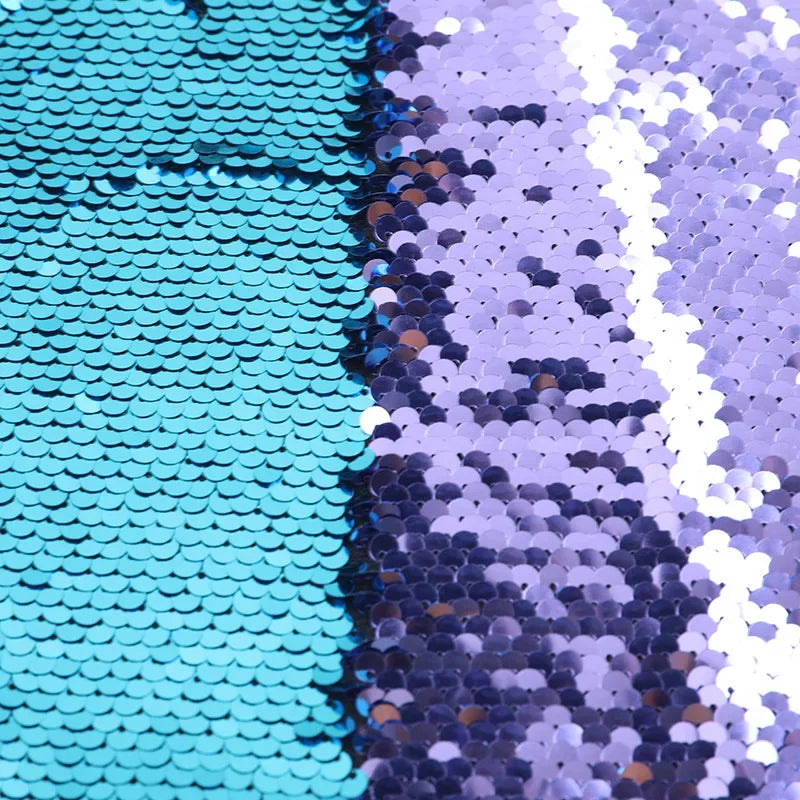 Double-sided folded 5-millimeter sequined fabric sewn evening dress stage costume background decoration diy fabric