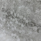 High End Nail Bead Sequin Flower Embroidery Lace Fabric Sewing Wedding Dress Evening Gown Lace Transparent Mesh Diy