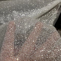 Silver Glitter Spray Mesh - Shiny for Wedding Dresses & Home Decoration - fabric photo 5