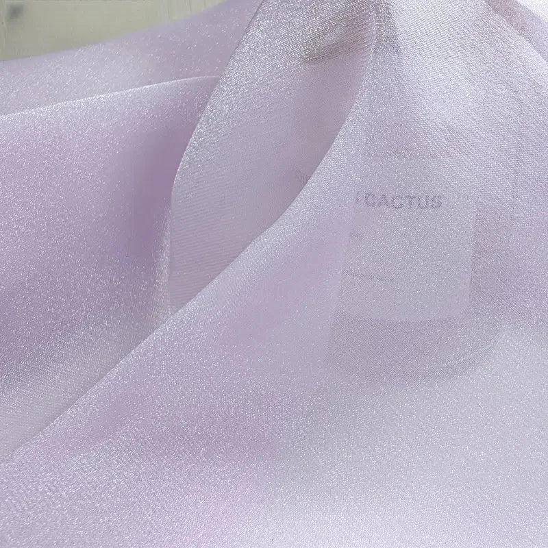 Hilo Eugen Encrypt, gasa semitransparente, gasa, hilo Yangzhou, hilo de vidrio, hilo de boda, falda, tela para camisa de mujer