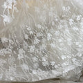 Delicate Floral Lace Mesh - Soft Sheer for Bridal & Décor