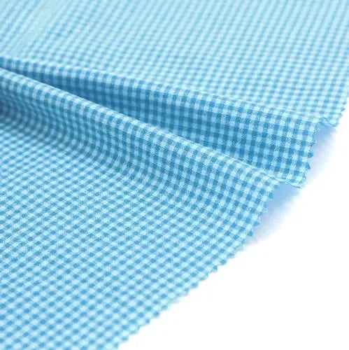 Multi-color 2mm small grid cotton fabric sewing doll clothing dress home textile tablecloth Head accessories fabric