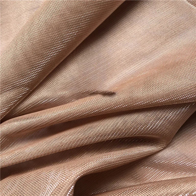 Color Changing Lurex Mesh Net Fabric - Shiny Iridescent Material