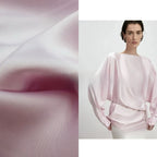 Smooth and lustrous anti-wrinkle double-sided acetate fabric suitable for wedding dresses formal gowns and handmade DIY clothing