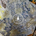 Metallic Floral Embroidered Jacquard - Luxury Dress & Coat Fabric
