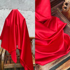 Red Glossy Satin - Luxurious for Wedding Dresses & Evening Gowns