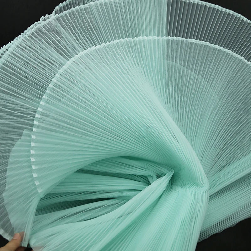 Hard mesh, large organ, hundred pleats, small pleats, fabric design, wedding decoration, space decoration, stage designer