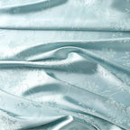 Tela de satén jacquard floral en relieve, suave y brillante, ideal para vestidos de noche, trajes de novia, qipao tradicional, manualidades DIY.