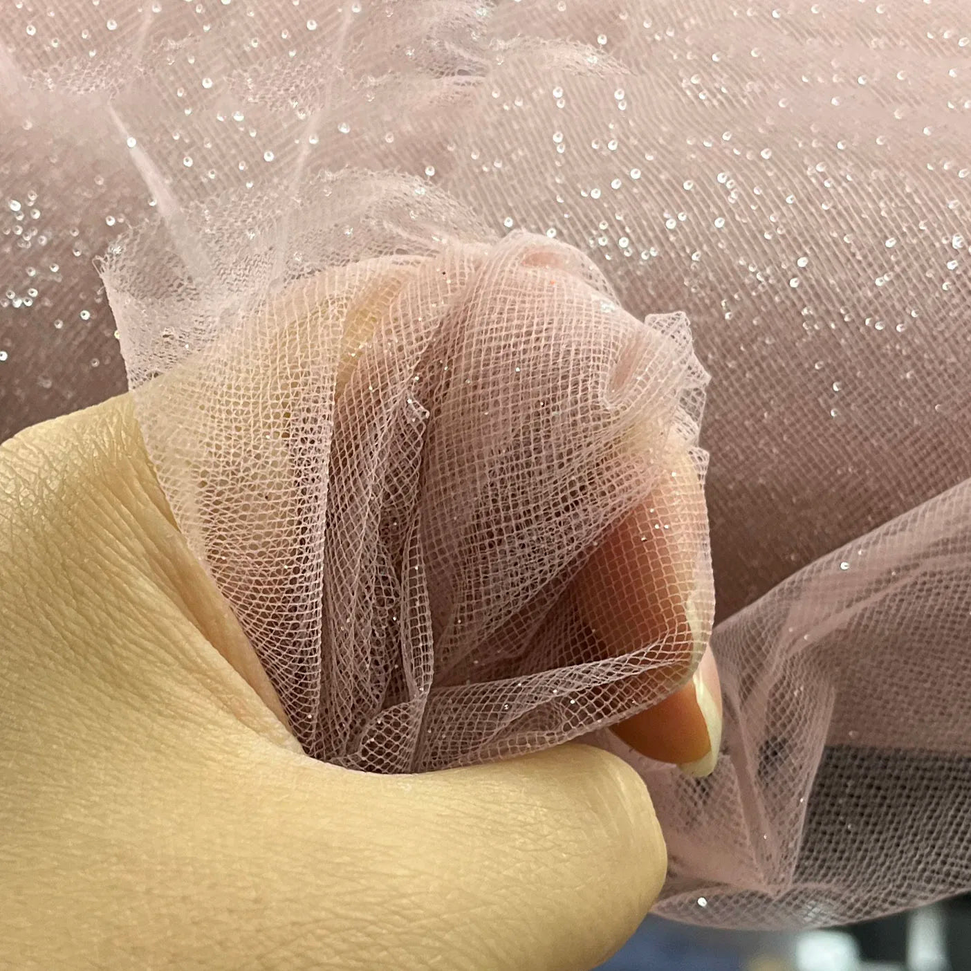 Blue Red Sequin Tulle - Sparkling for Wedding Veils & Children's Dresses