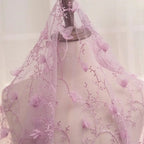 3D Embroidered Lace - Elegant for Wedding Gown & Children's Clothing