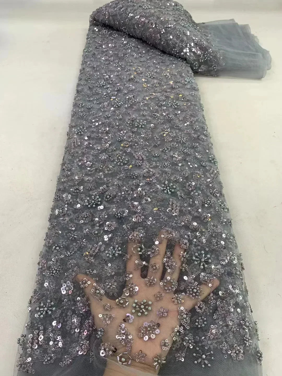 Tubo de cuentas brillantes y exquisitas de 23 colores para bordar uñas, flores tridimensionales, lentejuelas, tela para coser vestidos de noche.