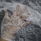 فستان زفاف من قماش الدانتيل عالي الجودة بعرض 1.6 متر، قماش ملابس، مفرش طاولة، ستائر، إكسسوارات بيضاء مصممة