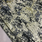 خيط ذهبي ثلاثي الأبعاد رسم حبر بارز ملابس قماش خياطة فستان فستان سهرة معطف مصمم بنفسك قماش