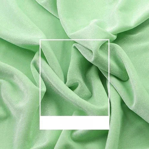 High Quality Velvet Solid Color Elastic Fabric - Luxurious Material 150cm