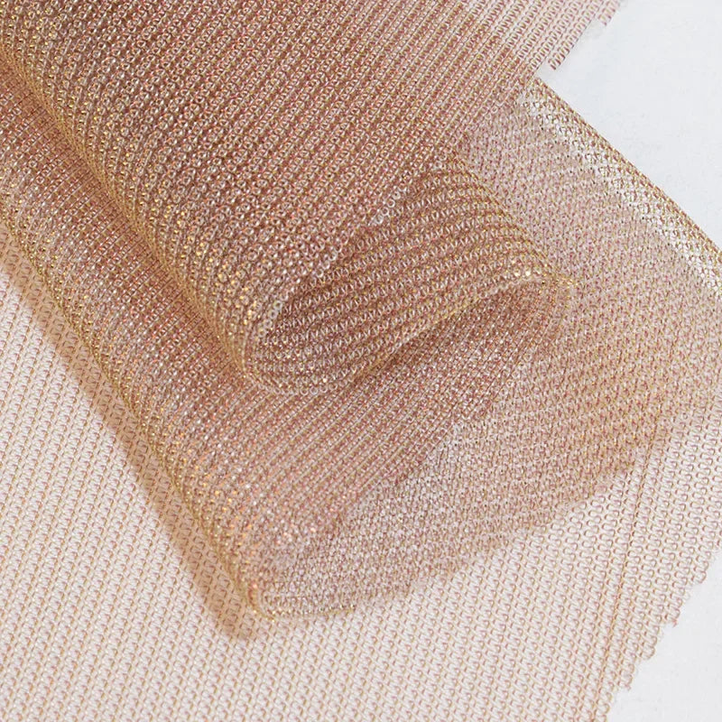 Color Changing Lurex Mesh Net Fabric - Shiny Iridescent Material