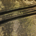 Metallic Hot Stamping Striped Fabric - Glossy Wrinkle Resistant Material