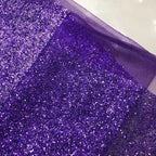 قماش شبكي من الترتر الذهبي اللامع - مادة شبكية لامعة 130 سم