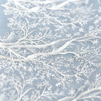 Velo de novia de malla blanca con bordado de copos de nieve de alta gama, accesorio decorativo para vestido de moda.