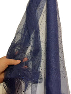 قماش شبكي مطرز بالدانتيل لحفلات الزفاف، لون أحمر نبيذي شامبانيا، أخضر داكن قزحي الألوان، طباعة بالليزر، ترتر