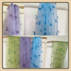 3D Butterfly Embroidered Lace Fabric - Net Gauze Material