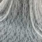 قماش دانتيل بيج أنيق فائق النحافة لفستان الزفاف ونصف التنورة (بطول 3 أمتار)