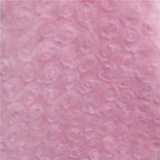 فستان زفاف كلاسيكي مطبوع عليه وردة ثلاثية الأبعاد مع لوحة قماش مطرزة وقماش شبكي مزين بالزهور