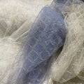 Gold Thread Lace Mesh - Wedding Dress & Fashion Garment Fabric
