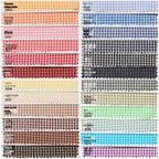 Multi-color 2mm small grid cotton fabric sewing doll clothing dress home textile tablecloth Head accessories fabric