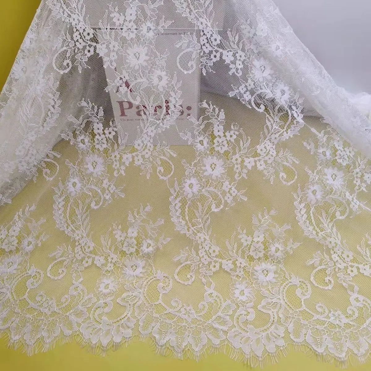 قماش دانتيل فرنسي مناسب لفساتين الزفاف والفساتين الرسمية وديكورات الطاولات وإعدادات المشهد