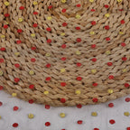 Gold Dot Metallic Mesh - Sheer for Event Décor & Party Dresses