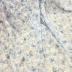 High-End Floral Semi-Sheer Jacquard Chiffon - Dress Shirt Sun Protection Fabric