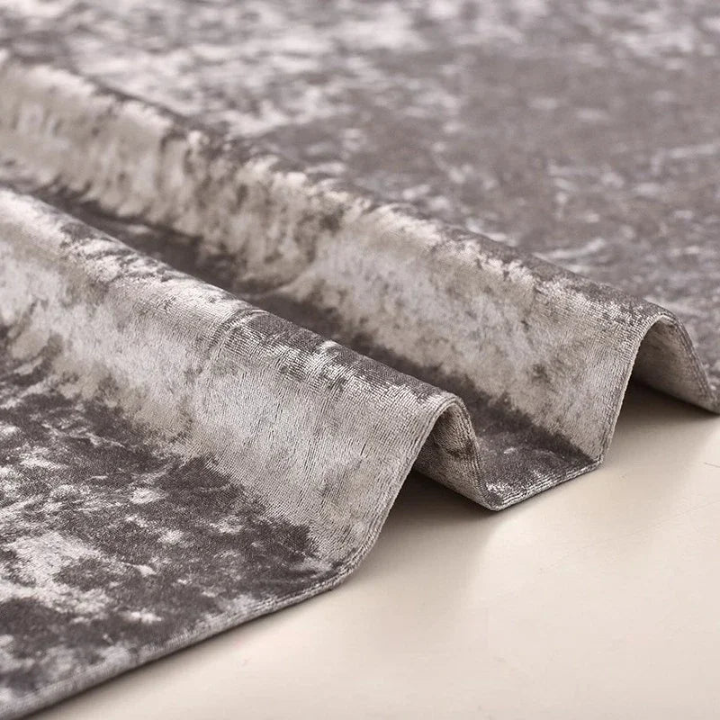 High End Thick Ice Flower Velvet Fabric - Headboard Sofa Material 150cm