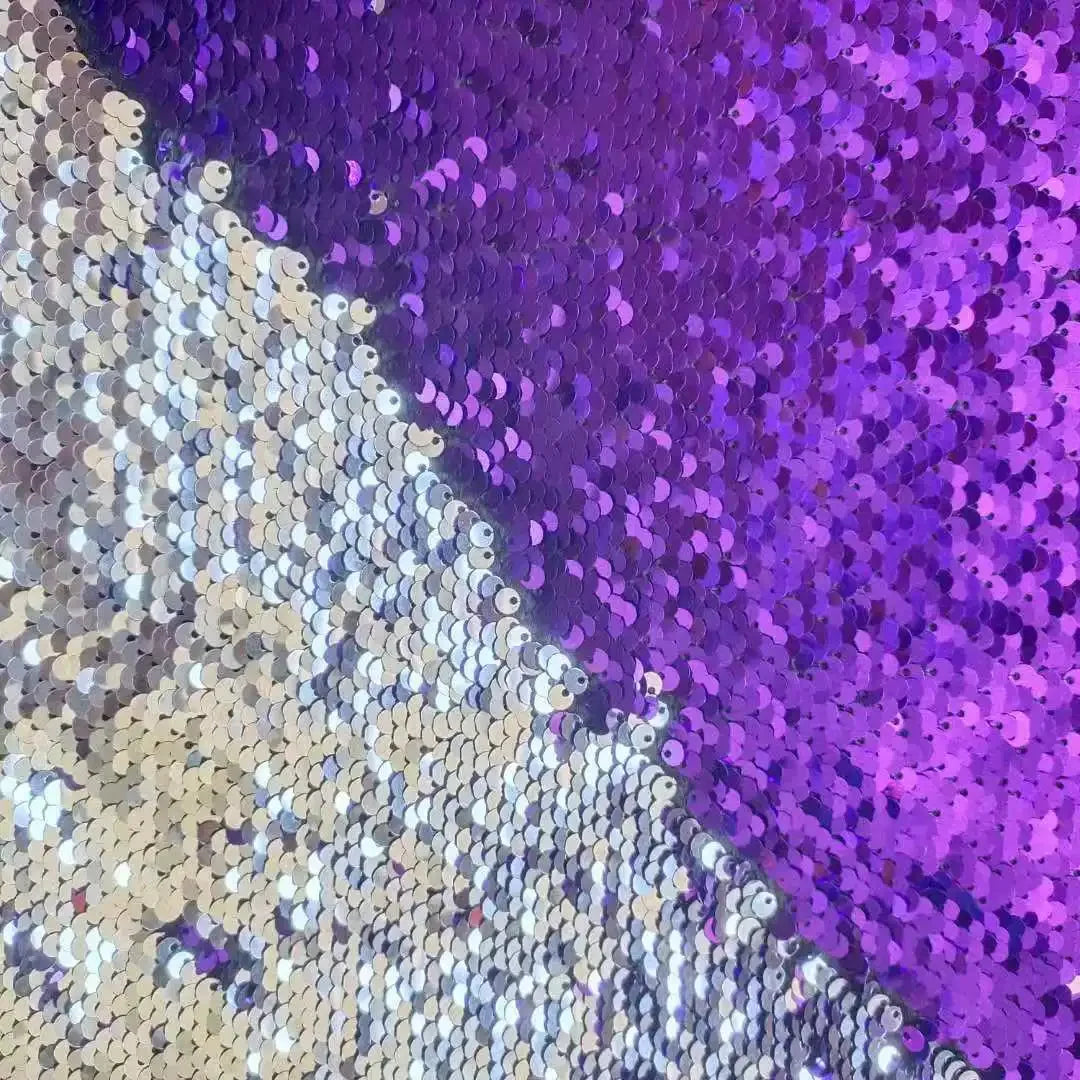 Double-sided folded 5-millimeter sequined fabric sewn evening dress stage costume background decoration diy fabric