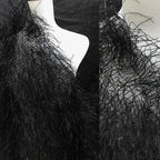 Lurex Feather Fringe Yarn - Sparkly for Performance Gowns & DIY