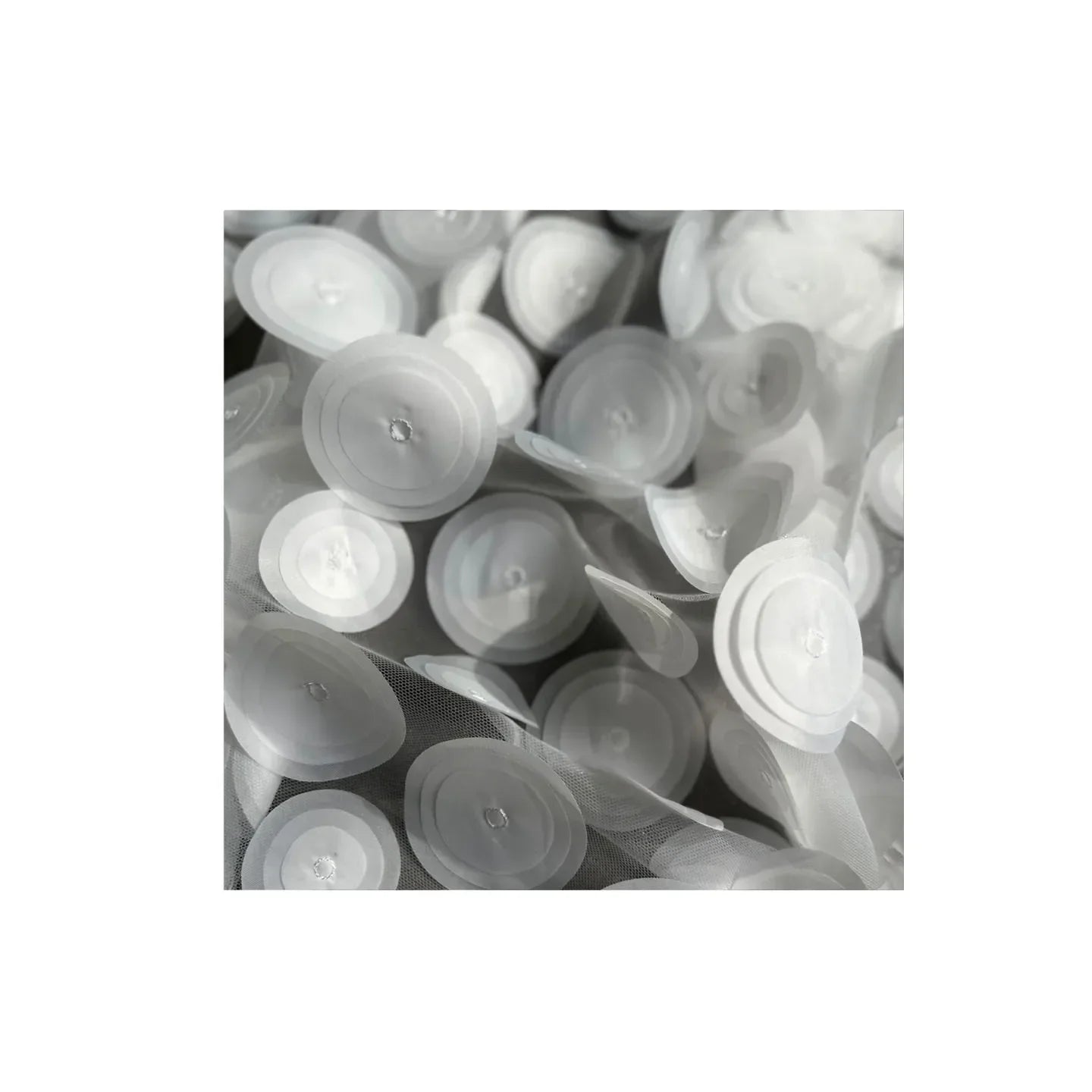 قطعة دائرية مجسمة من القماش الشبكي لخياطة فستان زفاف أو فستان سهرة أو فستان تخرج أو تصميم قماش بنفسك