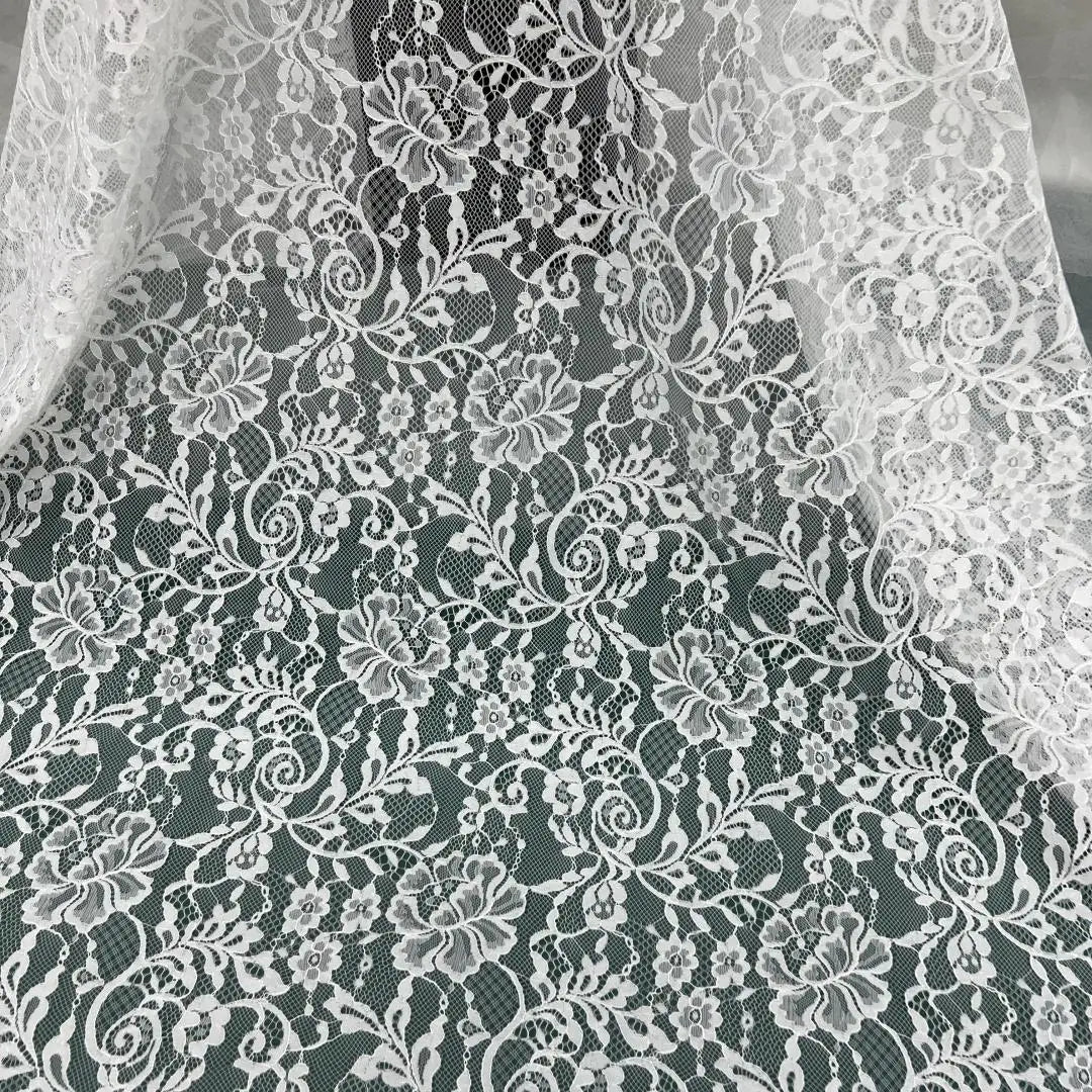 2025 Spring/Summer New Product Designer High End Mesh Flower Base Lace Wedding Dress Clothing Fabric DIY Accessories