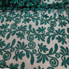 Summer new high-end embroidered sequin mesh fabric suitable for wedding dresses formal gowns and designer clothing fabrics
