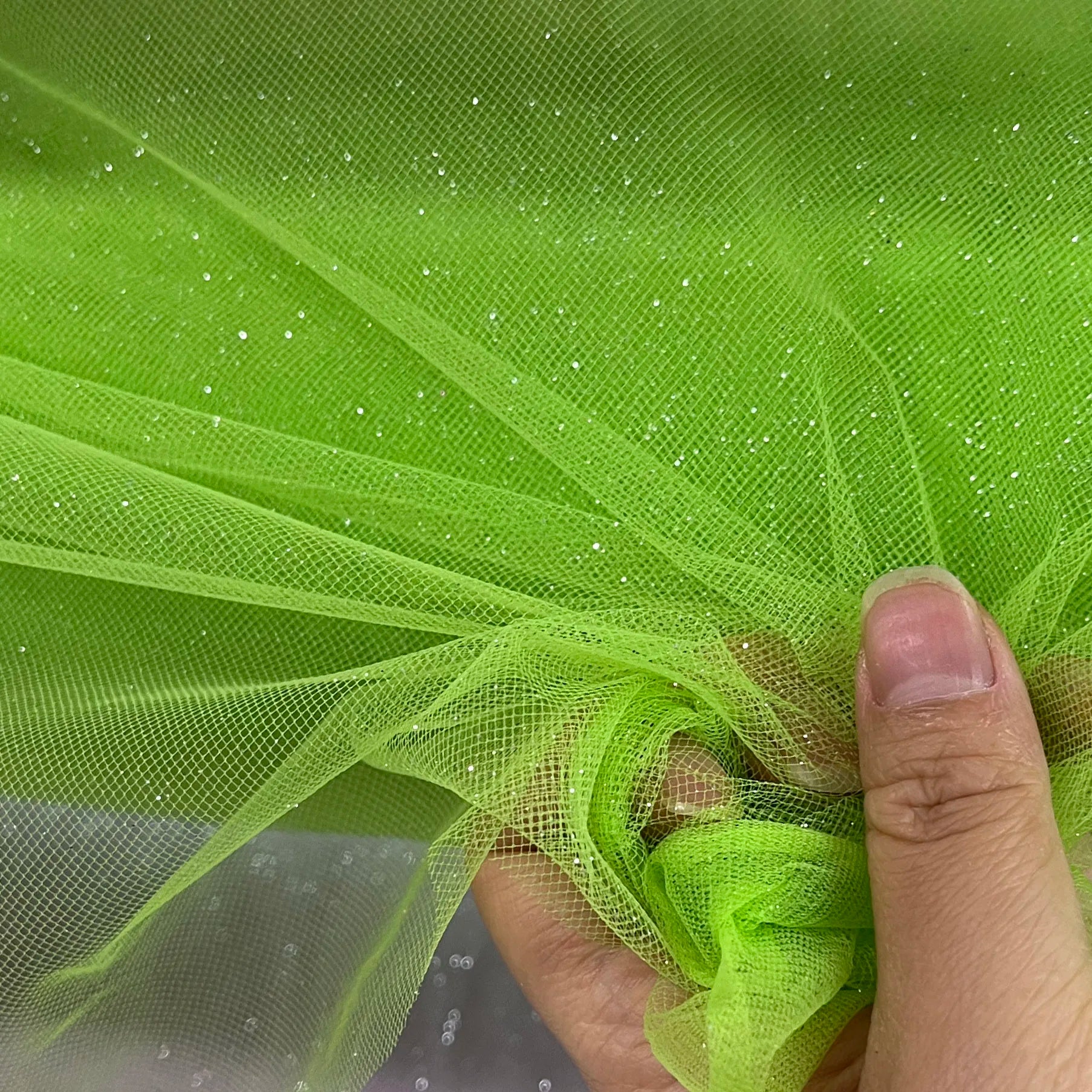 Blue Red Sequin Tulle - Sparkling for Wedding Veils & Children's Dresses