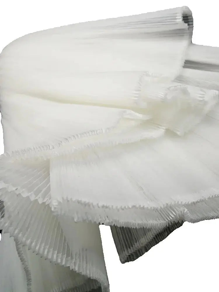 Hard mesh, large organ, hundred pleats, small pleats, fabric design, wedding decoration, space decoration, stage designer