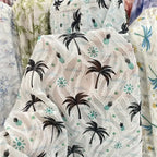 High-End Floral Semi-Sheer Jacquard Chiffon - Dress Shirt Sun Protection Fabric