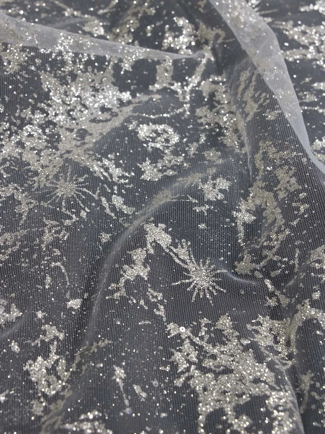 Polvo plateado en aerosol, polvo brillante fino, polvo brillante, encaje plateado, malla, costura, vestido formal, vestido de novia, falda infantil, cargando