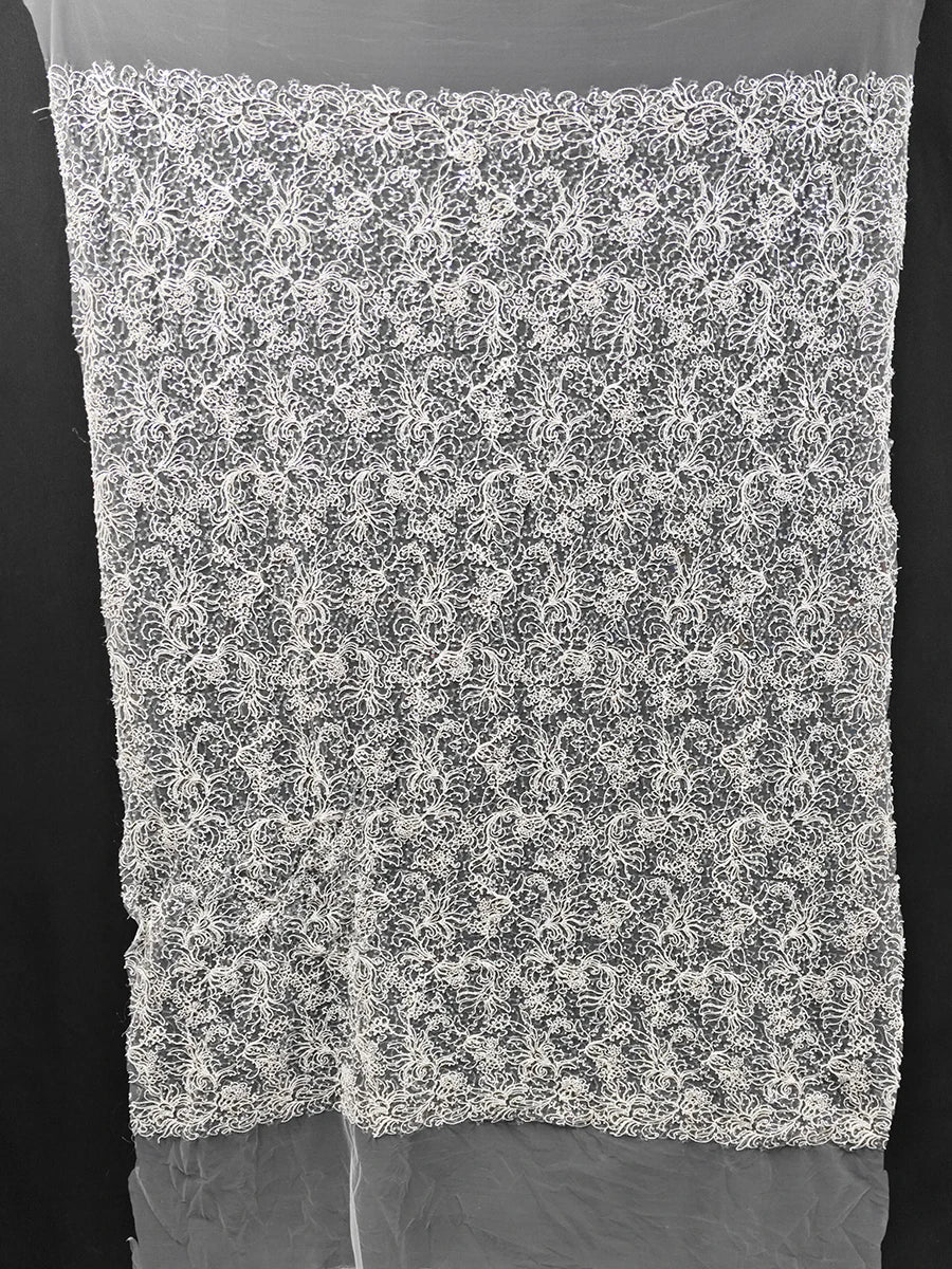 New sequin embroidery lace fabric sewing wedding dress cheongsam dress decoration DIY handmade fabric