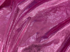 Pink Glossy Elastic Suede Evening dress Fabric - Soft Stretch Material 150cm