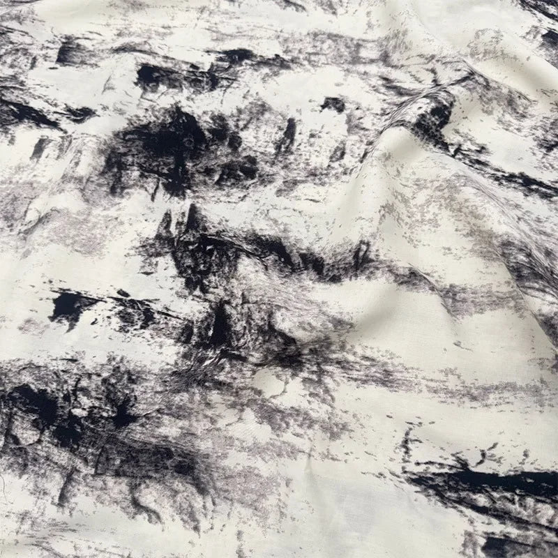 قماش قطني كتان مطبوع بنمط زهور فنية مرسومة بالزيت لخياطة غطاء الطاولة والستائر والديكور الداخلي