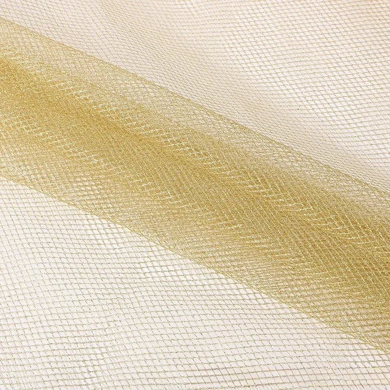 Gold And Silver Mesh,tissus Couture Sewing Fabrics Rhombus ,decorative Net Party Dress Background Children's Dress Hat Gift Box